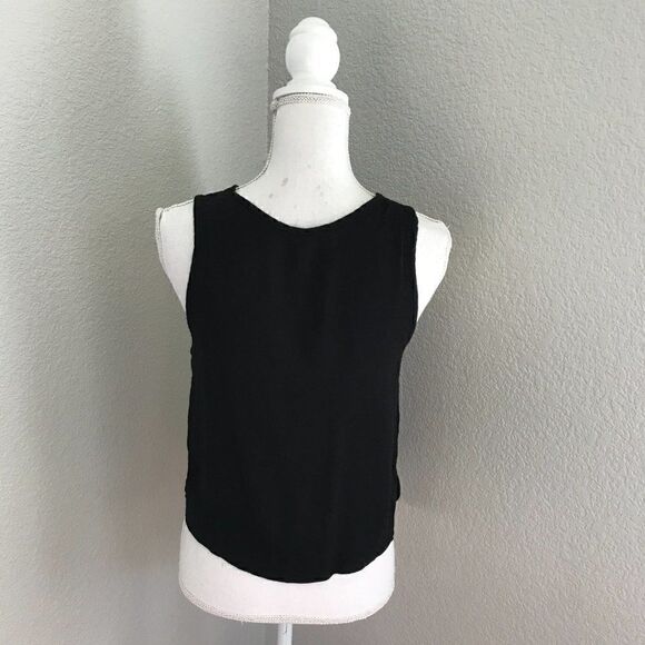 Free People Womens Black Keyhole Pullover Top XS - Picture 2 of 8